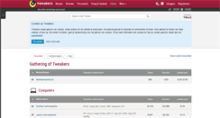 Desktop Screenshot of gathering.tweakers.net